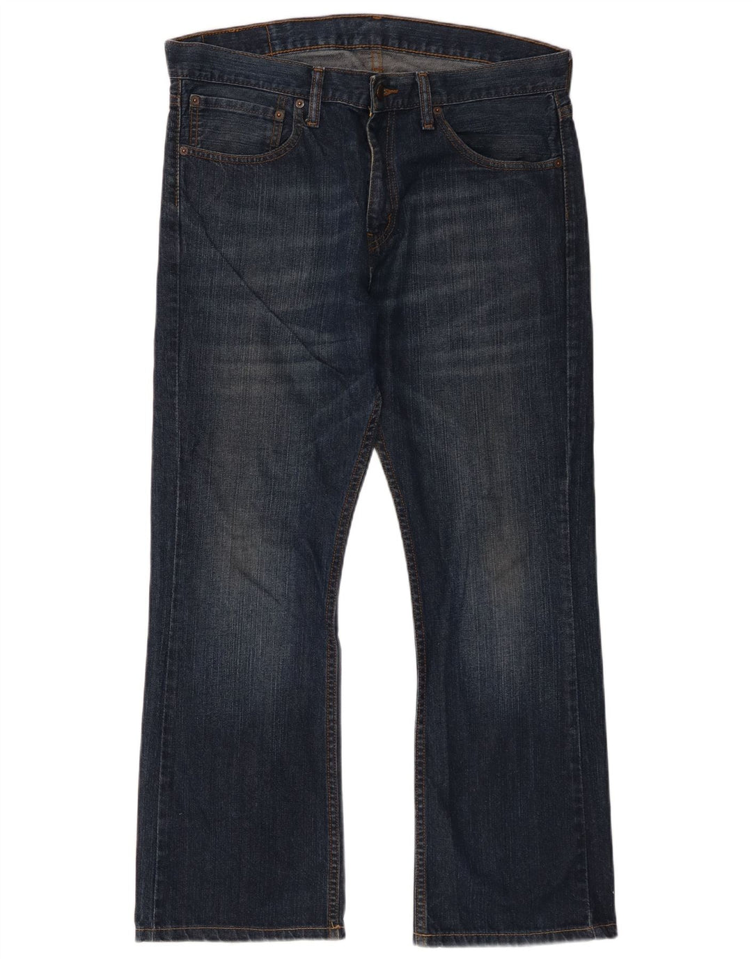 Męskie jeansy Levi's 527 Bootcut W34 L30 Granatowa bawełna