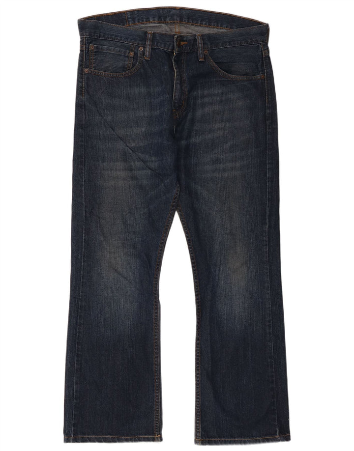 Męskie jeansy Levi's 527 Bootcut W34 L30 Granatowa bawełna