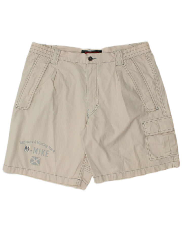 Męskie szorty cargo Murphy & Nye W38 XL, biała bawełna
