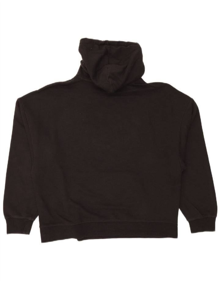 Damski sweter z kapturem i grafiką PUMA UK 16, duży, czarny, bawełniany