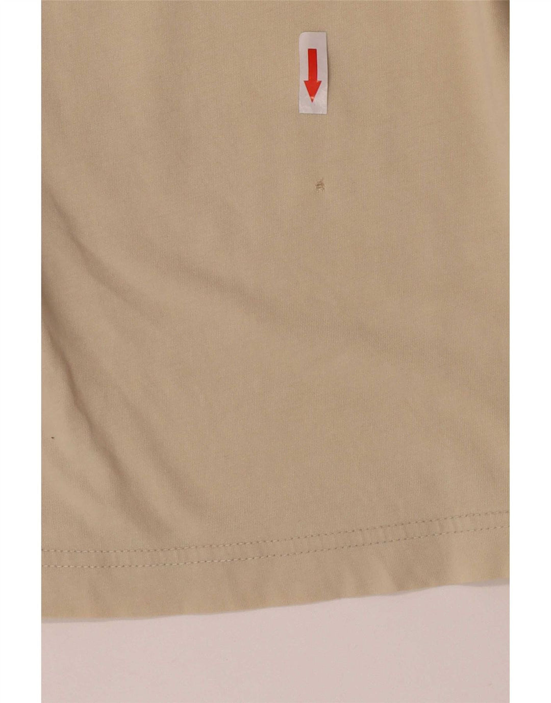 T-shirt męski Kappa Top, mały, beżowy, bawełniany z blokami kolorów