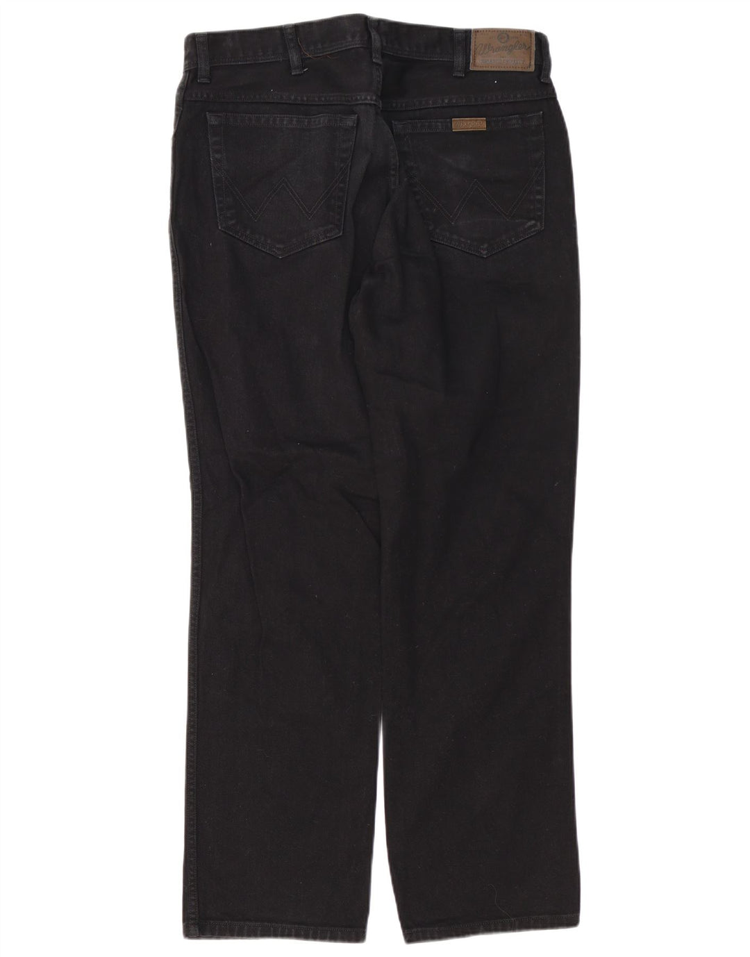 Męskie jeansy Wrangler o prostym kroju W36 L32, czarne, bawełniane