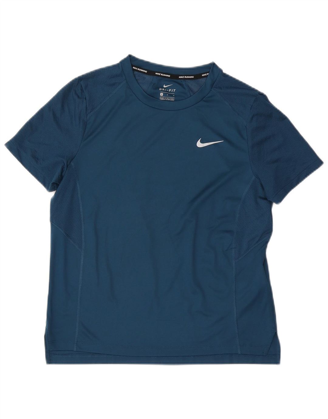 Damska koszulka Nike Dri Fit Top UK 14, średni niebieski poliester