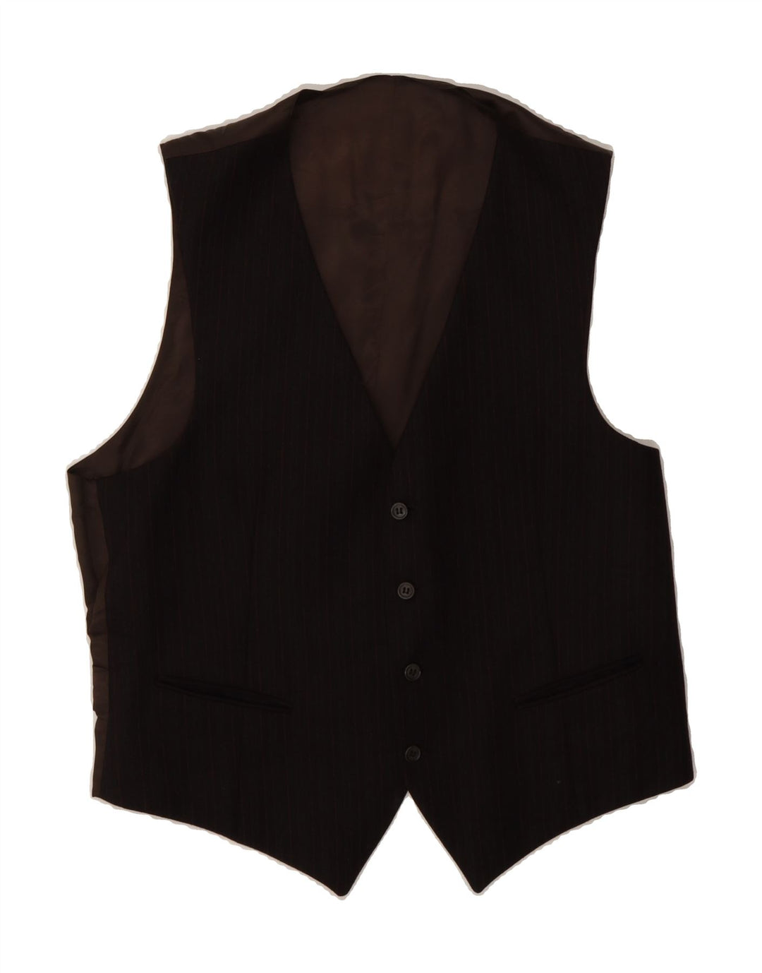 VINTAGE Mens Waistcoat IT 54 XL Brown Vintage Vintage and Second-Hand Vintage from Messina Hembry 