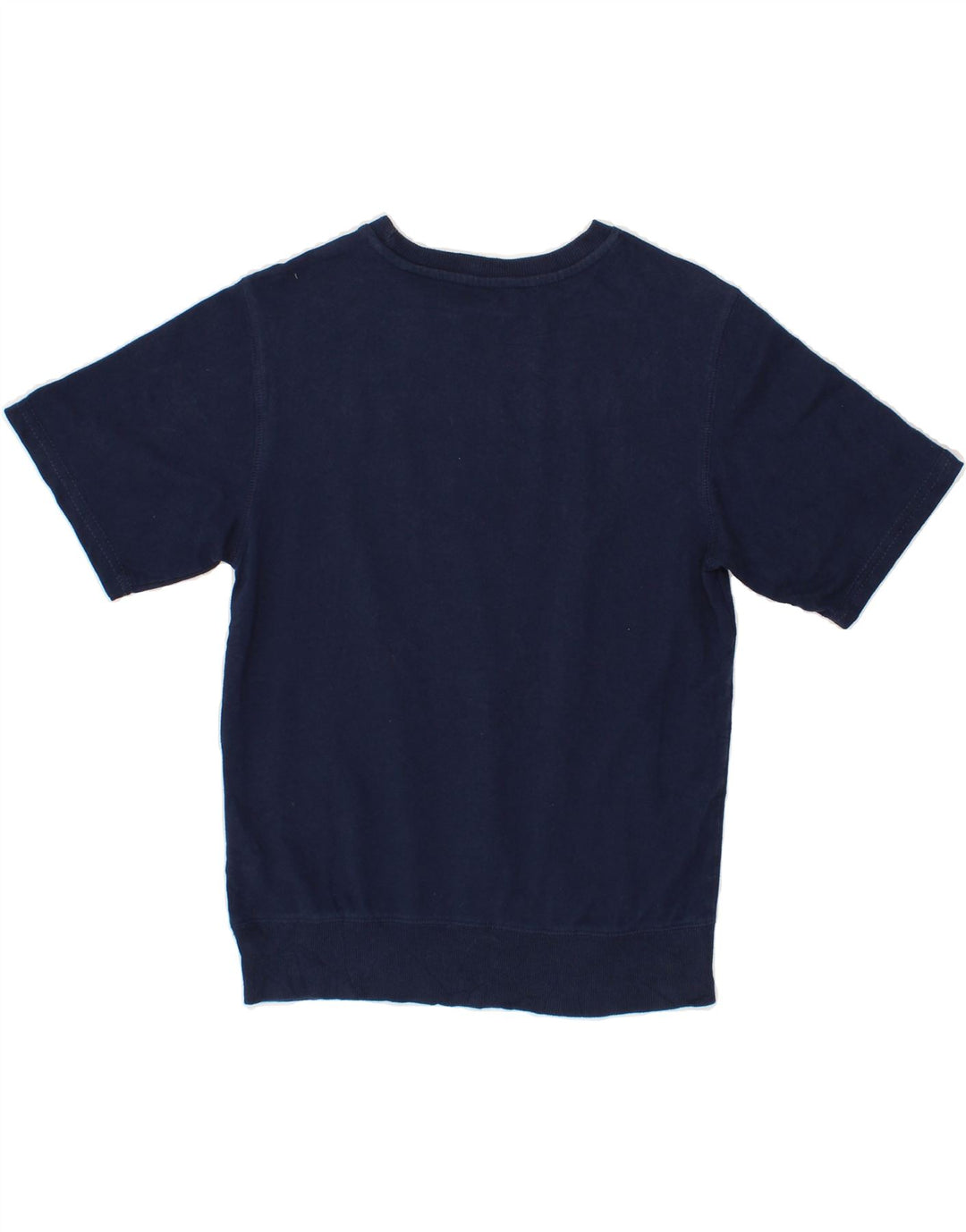 CHAMPION Womens Graphic Sweatshirt Jumper UK 12 Medium Navy Blue Vintage Champion and Second-Hand Champion from Messina Hembry 