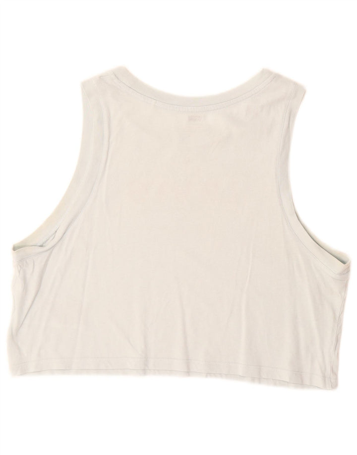 Damska kamizelka Levi's Crop Graphic UK 16, duża niebieska bawełna