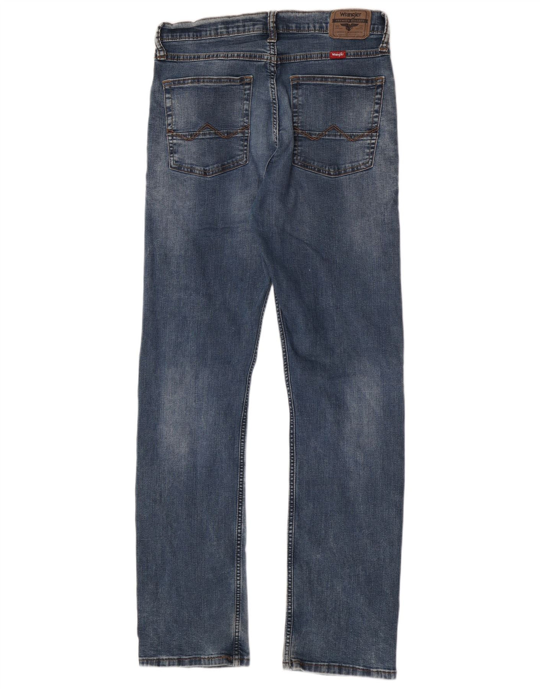 Męskie proste dżinsy Wrangler W30 L32, niebieskie, bawełniane