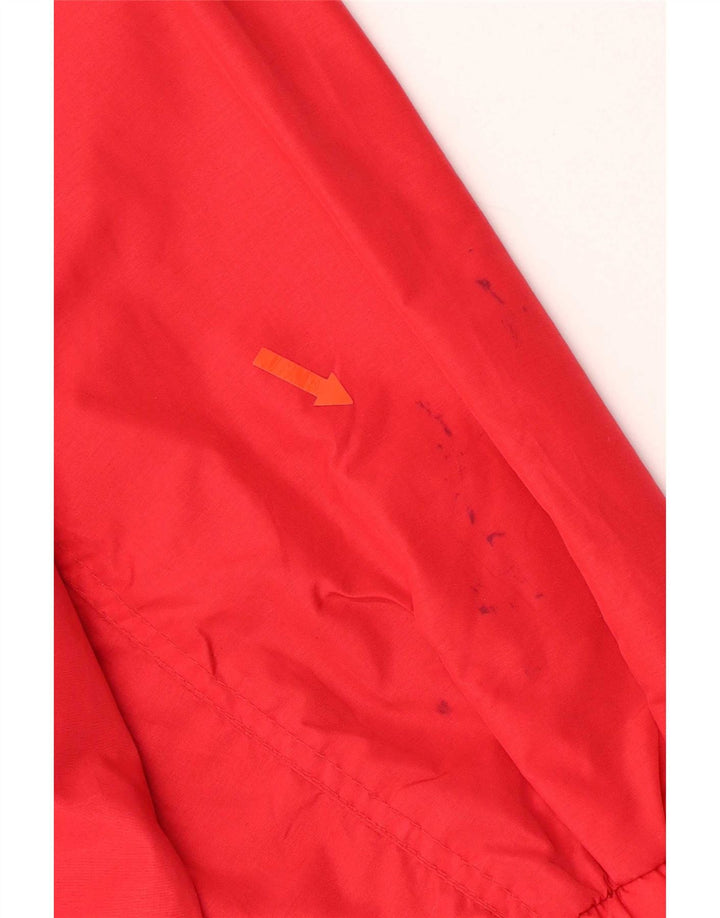 Męska kurtka wiatrówka oversize Columbia UK 40, duża, czerwona, z blokami kolorów
