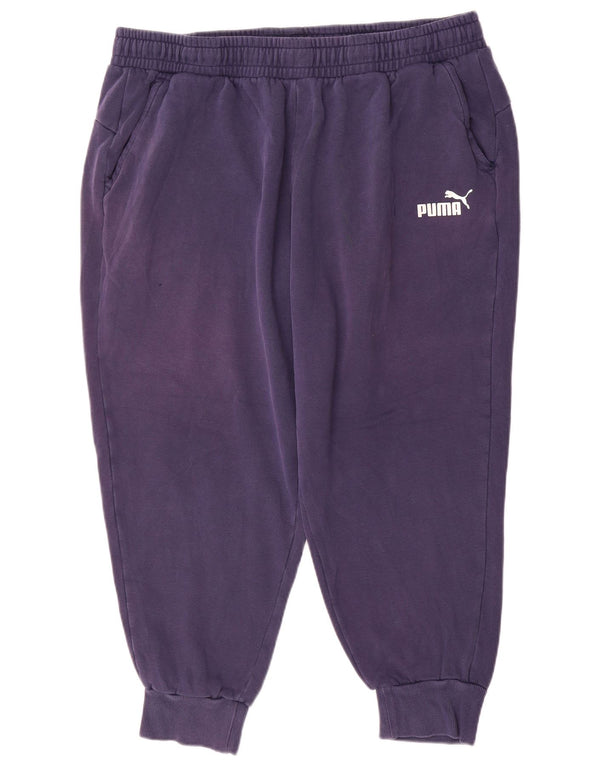 Męskie spodnie dresowe Puma Joggers 2XL Granatowe, bawełniane