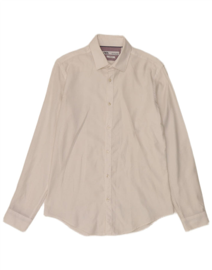 Koszula męska Zara Slim Fit, średnia biel