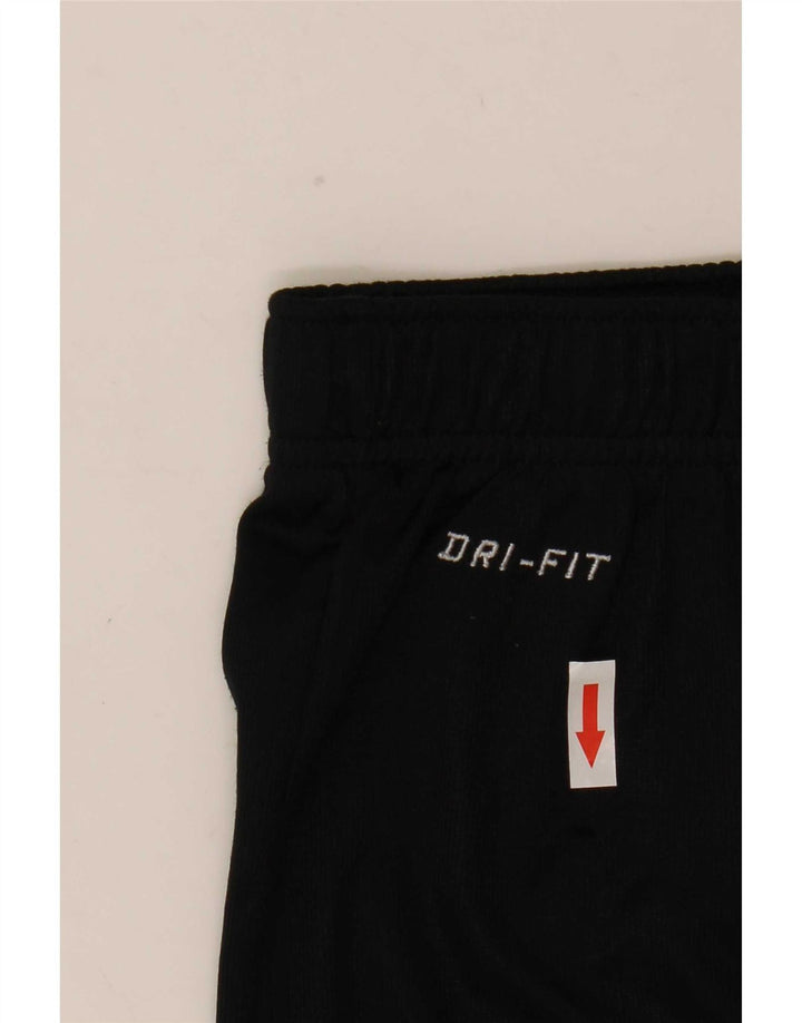 Męskie spodenki sportowe Nike Dri Fit, poliester w średnie czarne paski