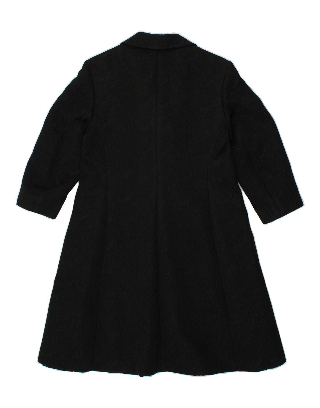VINTAGE Womens Overcoat IT 48 XL Black Vintage Vintage and Second-Hand Vintage from Messina Hembry 