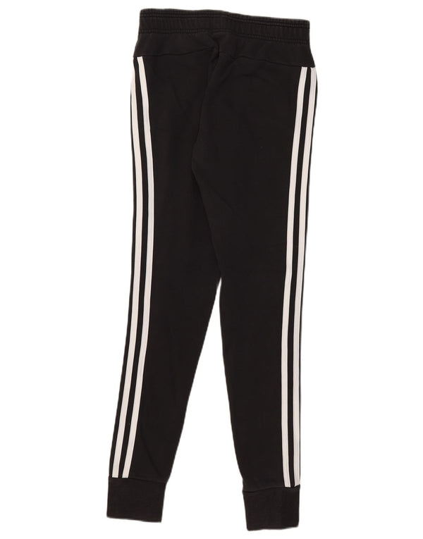 Damskie spodnie dresowe Adidas Joggers UK 4/6 XS Czarna bawełna