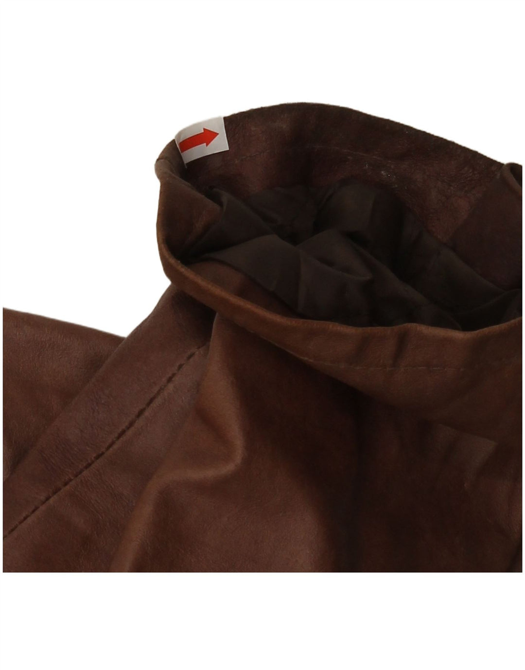 MASTERPELLE Męska kurtka skórzana bomber UK 40 duża brązowa skóra