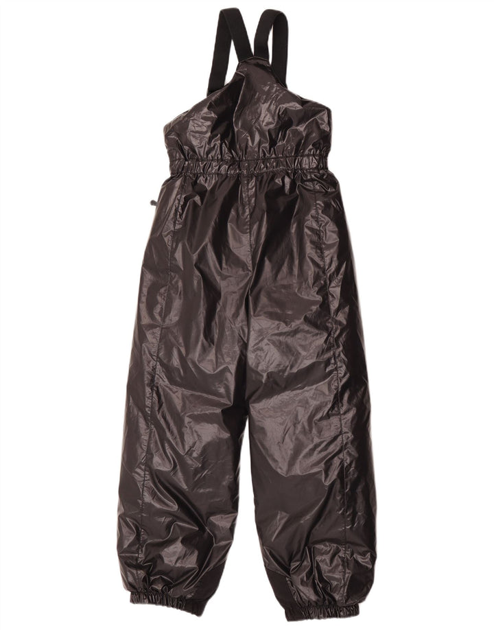 Spodnie narciarskie chłopięce Moncler ogrodniczki 9-10 lat, czarne, poliamidowe, zimowe