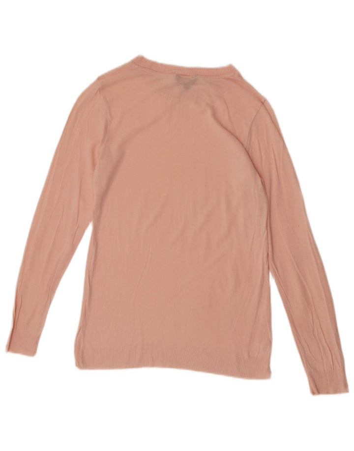 Damski top Massimo Dutti z długim rękawem, UK 8, mały, różowy