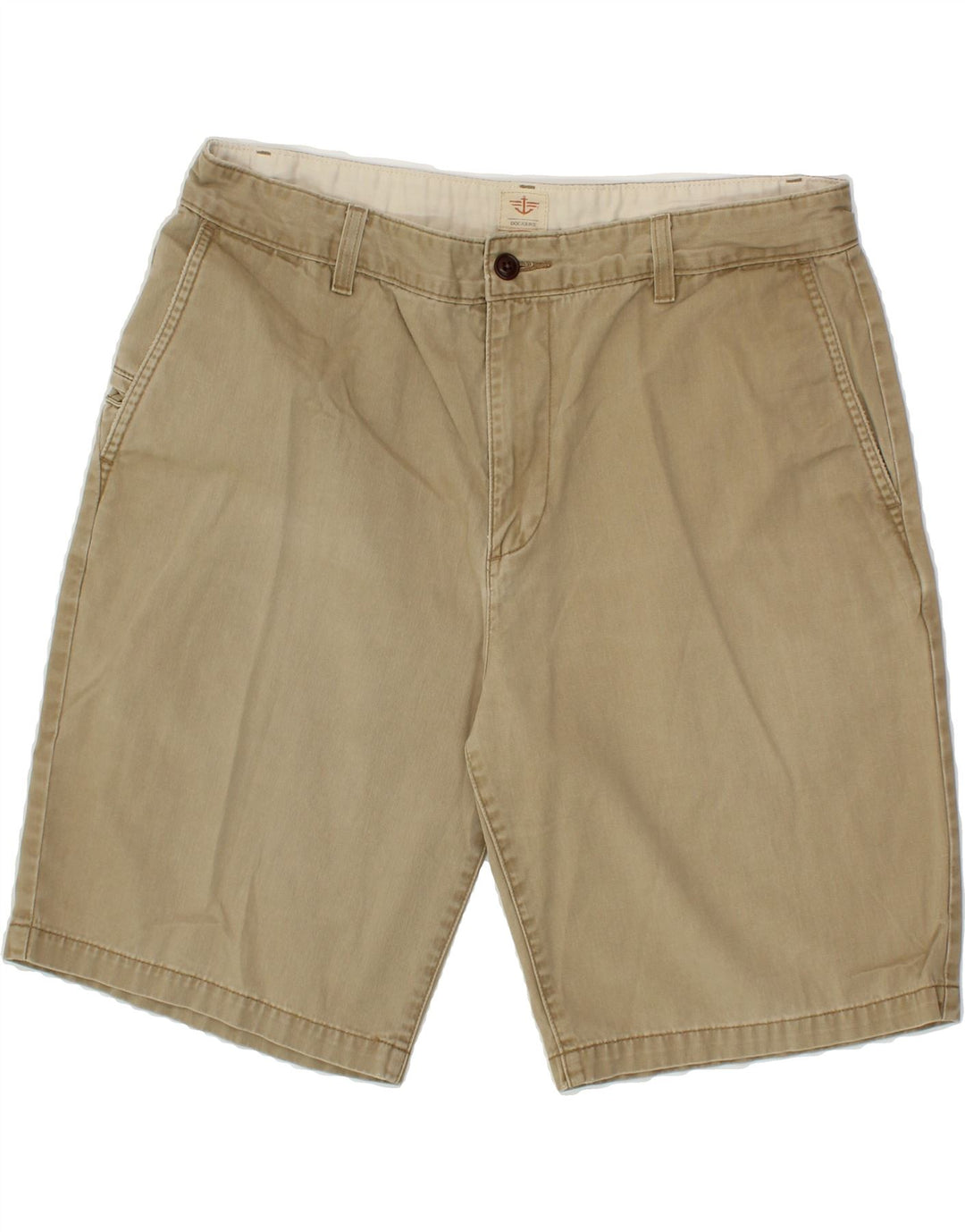 DOCKERS Mens Chino Shorts W34 Large Beige Cotton Vintage Dockers and Second-Hand Dockers from Messina Hembry 