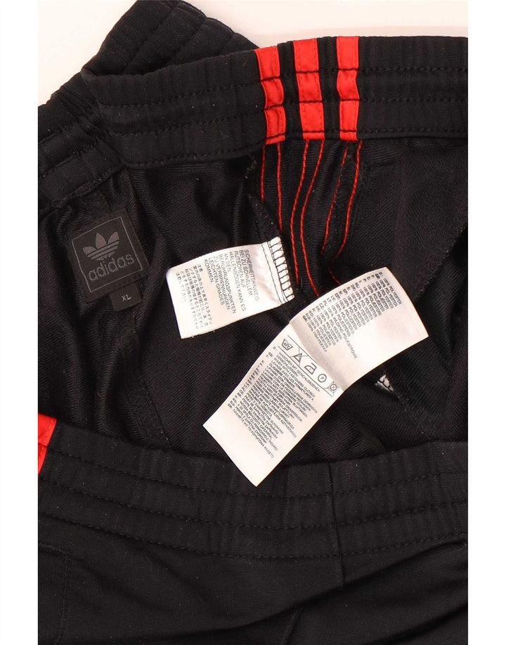 Męskie spodnie dresowe Adidas XL, czarne, poliestrowe