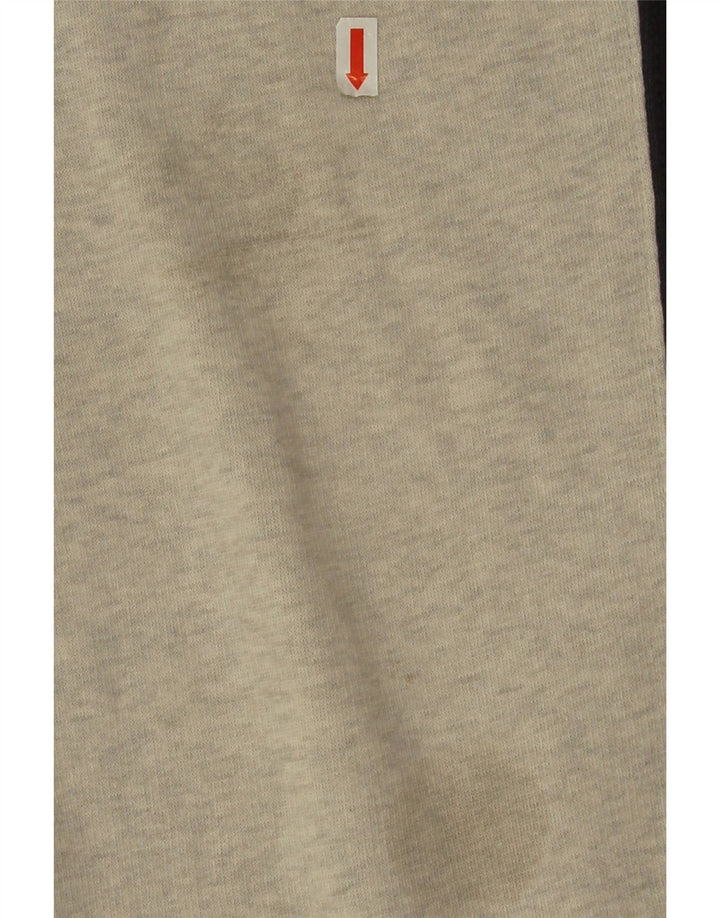 Męskie spodnie dresowe Superdry Graphic, duże, szare, bawełniane