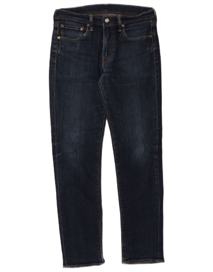 Męskie jeansy Levi's 511 Slim W32 L32 Granatowa bawełna
