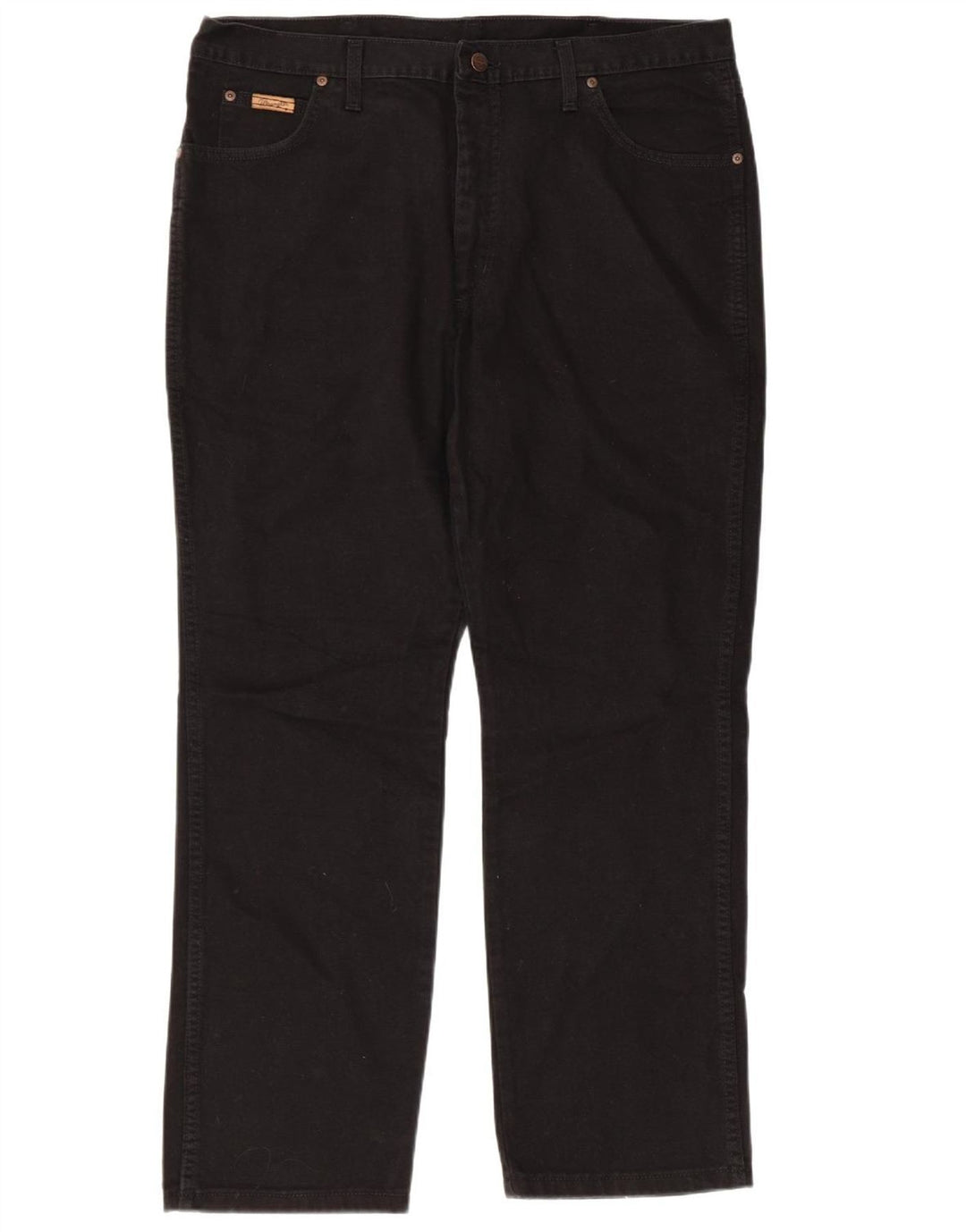 Męskie jeansy WRANGLER Texas Straight W40 L30, czarne, bawełniane