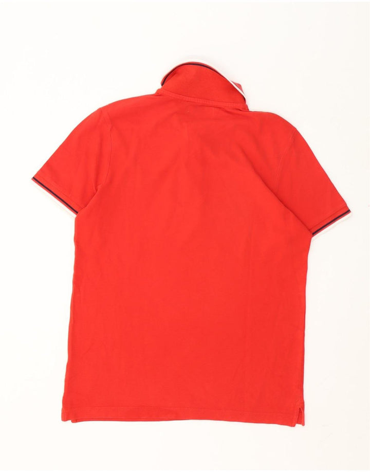 Męska koszulka polo Diadora, mała, czerwona, bawełniana