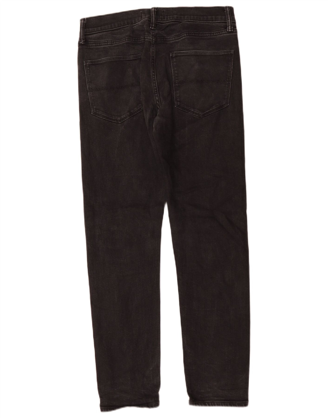 Marks & Spencer Męskie jeansy slim W30 L28 Czarne bawełniane