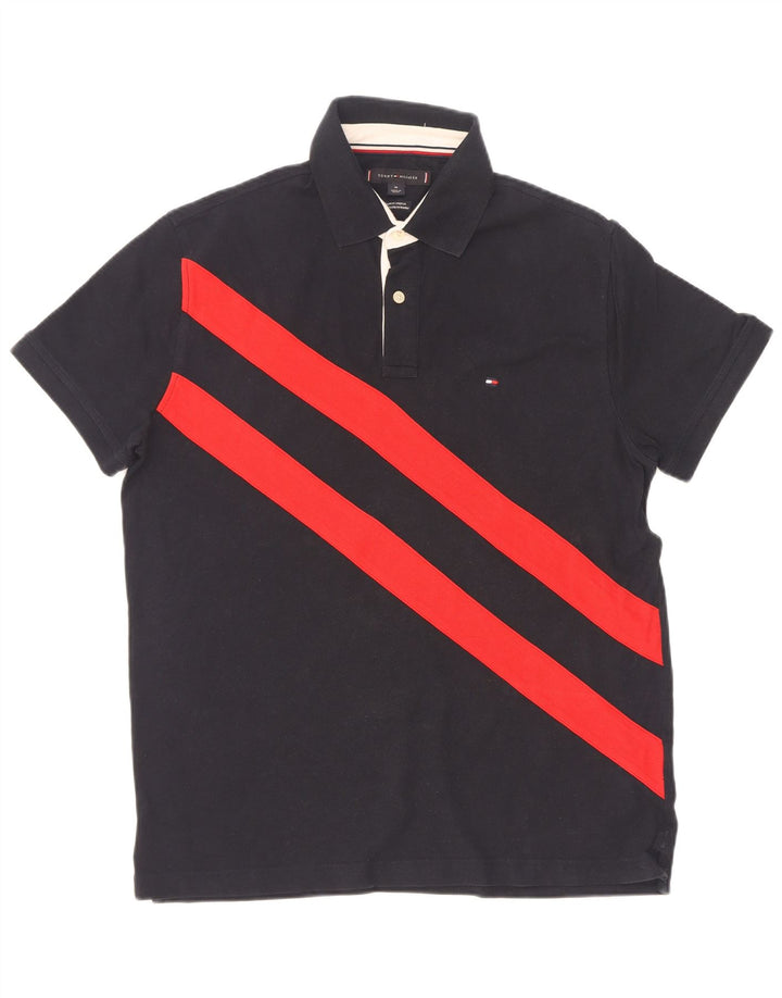 Męska koszulka polo Tommy Hilfiger o regularnym kroju, w kolorze średniego granatu