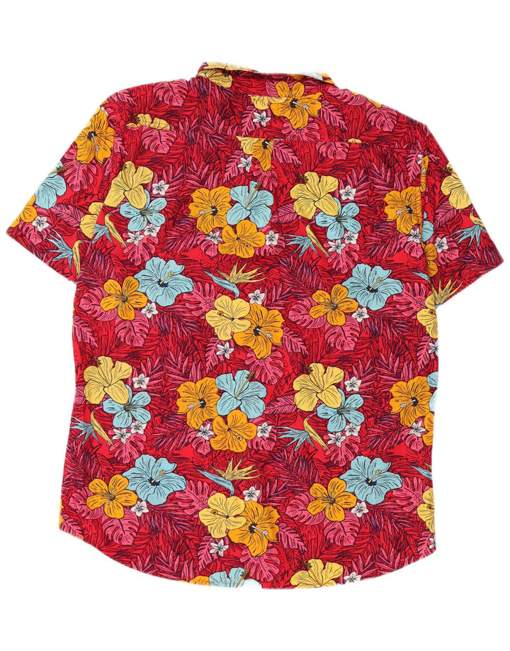 Koszula męska z krótkim rękawem Levi's XL, wielokolorowa, bawełniana w kwiaty