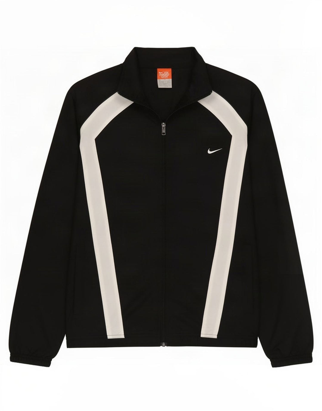 Męska kurtka dresowa Nike UK 38/40 Średni czarny nylon z blokami kolorów