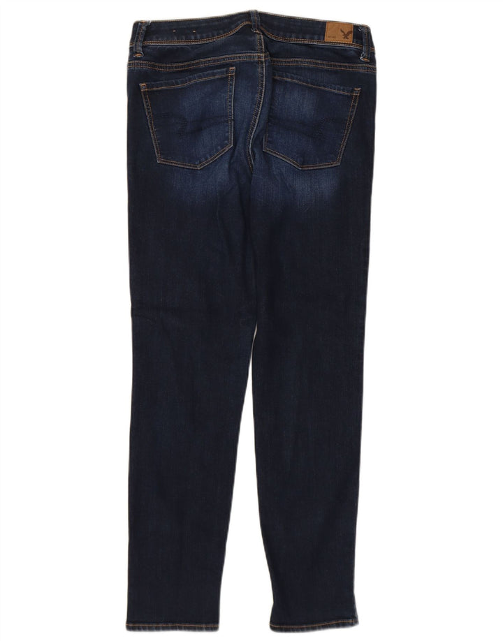 AMERICAN EAGLE Womens Super Skinny Jeans US 8 Medium W30 L28 Navy Blue
