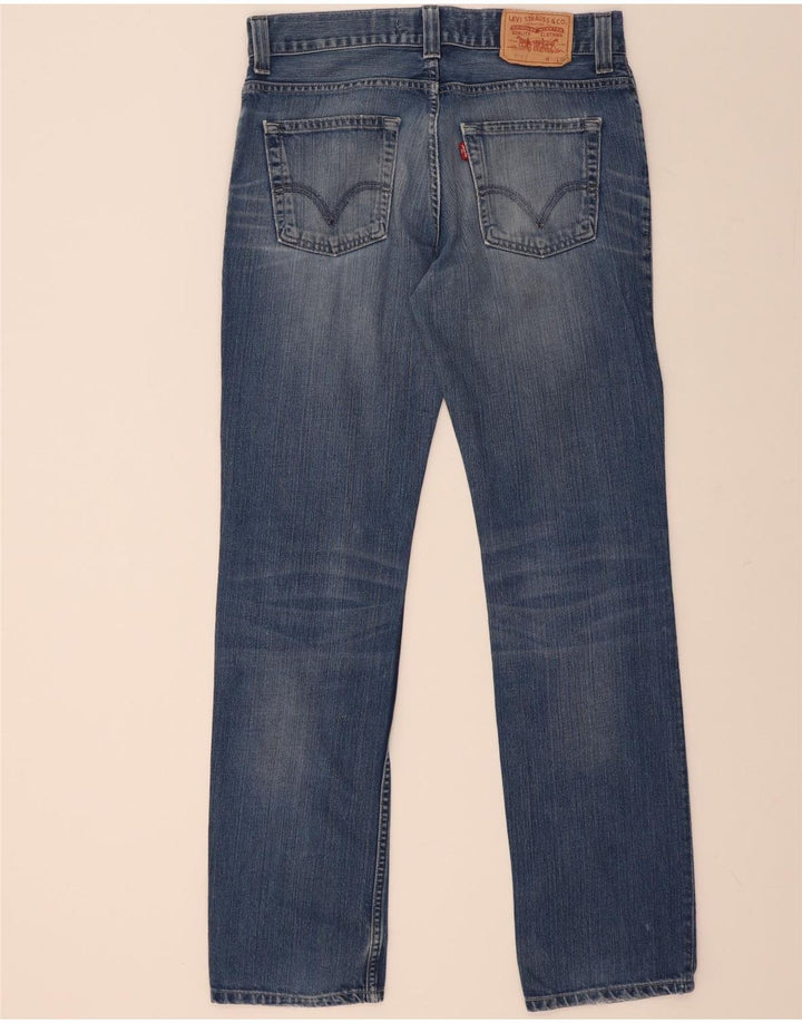 Męskie jeansy Levi's 511 w trudnej sytuacji W33 L34 Niebieska bawełna