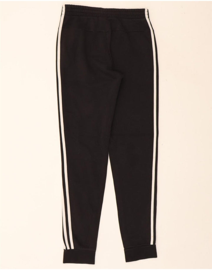 ADIDAS Boys Tracksuit Trousers Joggers 13-14 Years  Black Polyester Vintage Adidas and Second-Hand Adidas from Messina Hembry 