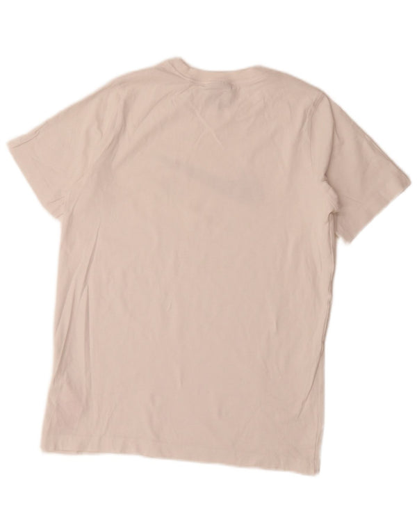 Chłopięcy T-shirt z grafiką Nike, 13-14 lat, XL, biała bawełna