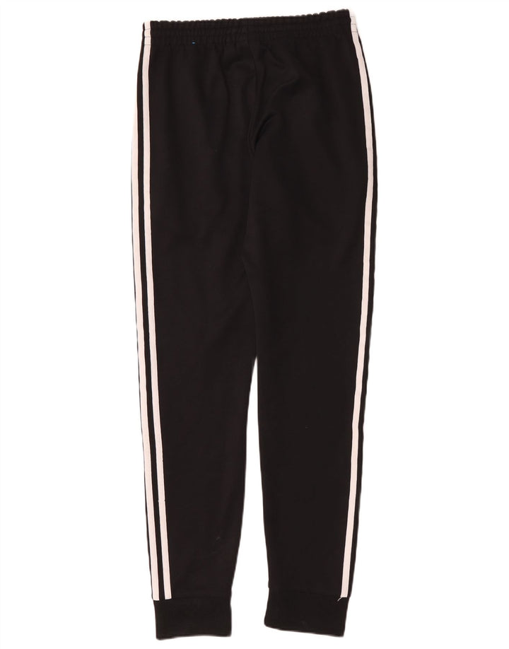 Męskie spodnie dresowe Adidas, małe, czarne, poliestrowe