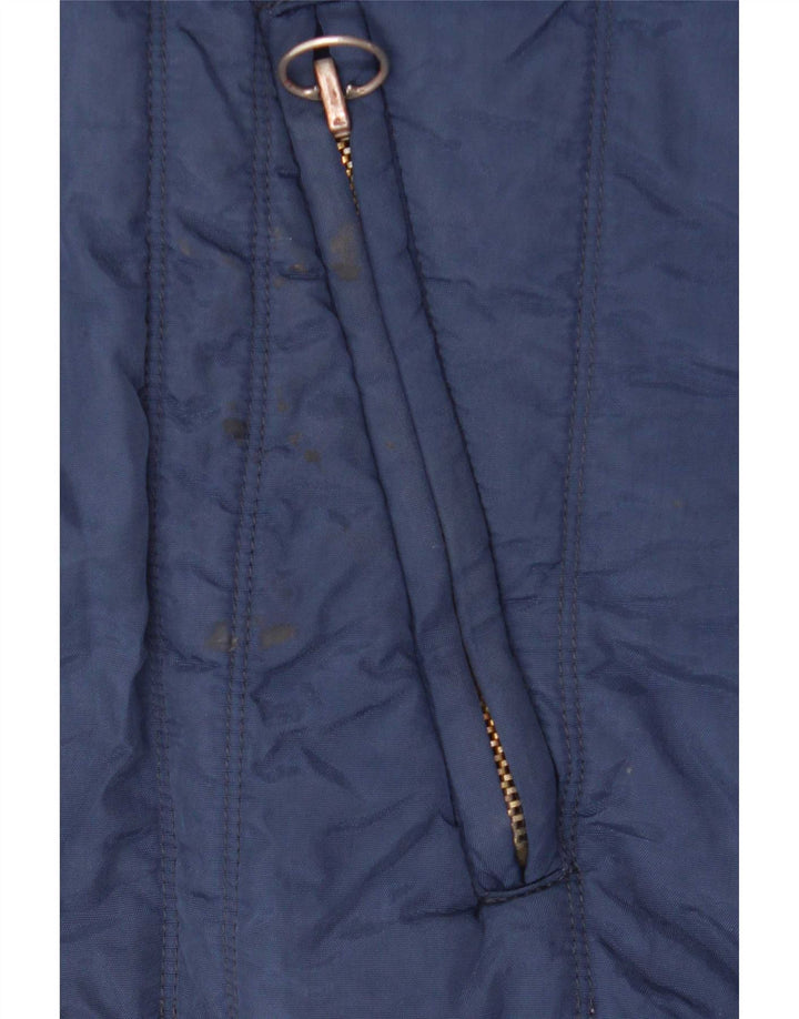 Męska kurtka bomber z kapturem Diesel UK 42 XL Niebieski nylon