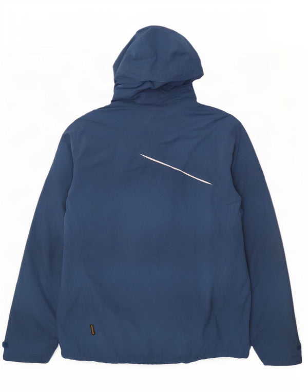 Męska kurtka wiatrówka Jack Wolfskin z kapturem UK 40/42, duża granatowa