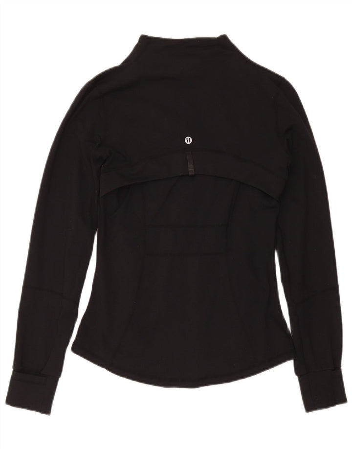 Damska bluza dresowa Lululemon US 4, mała, czarna nylonowa