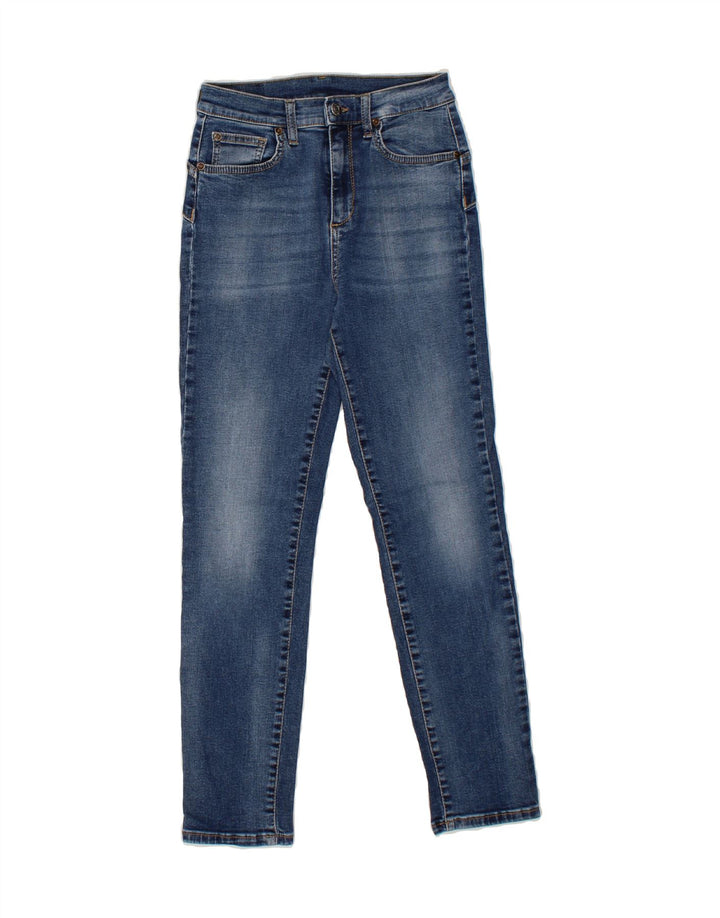 LIU JO Womens Slim Jeans W27 L25 Navy Blue Polyester Vintage Liu Jo and Second-Hand Liu Jo from Messina Hembry 