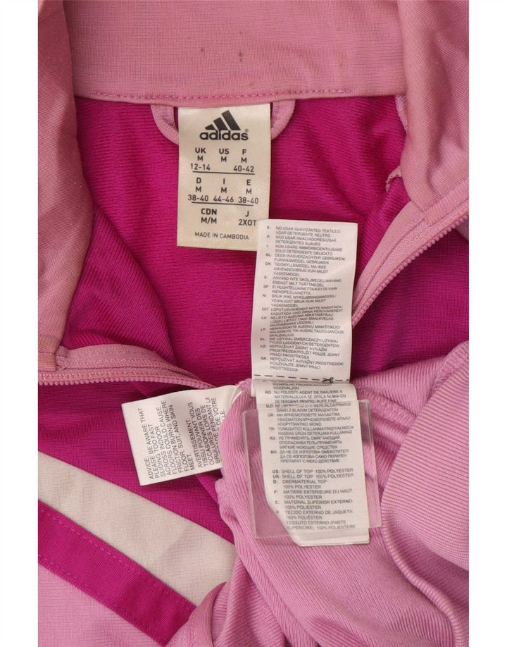 Damska kurtka dresowa Adidas UK 12/14 w kolorze średniego różu