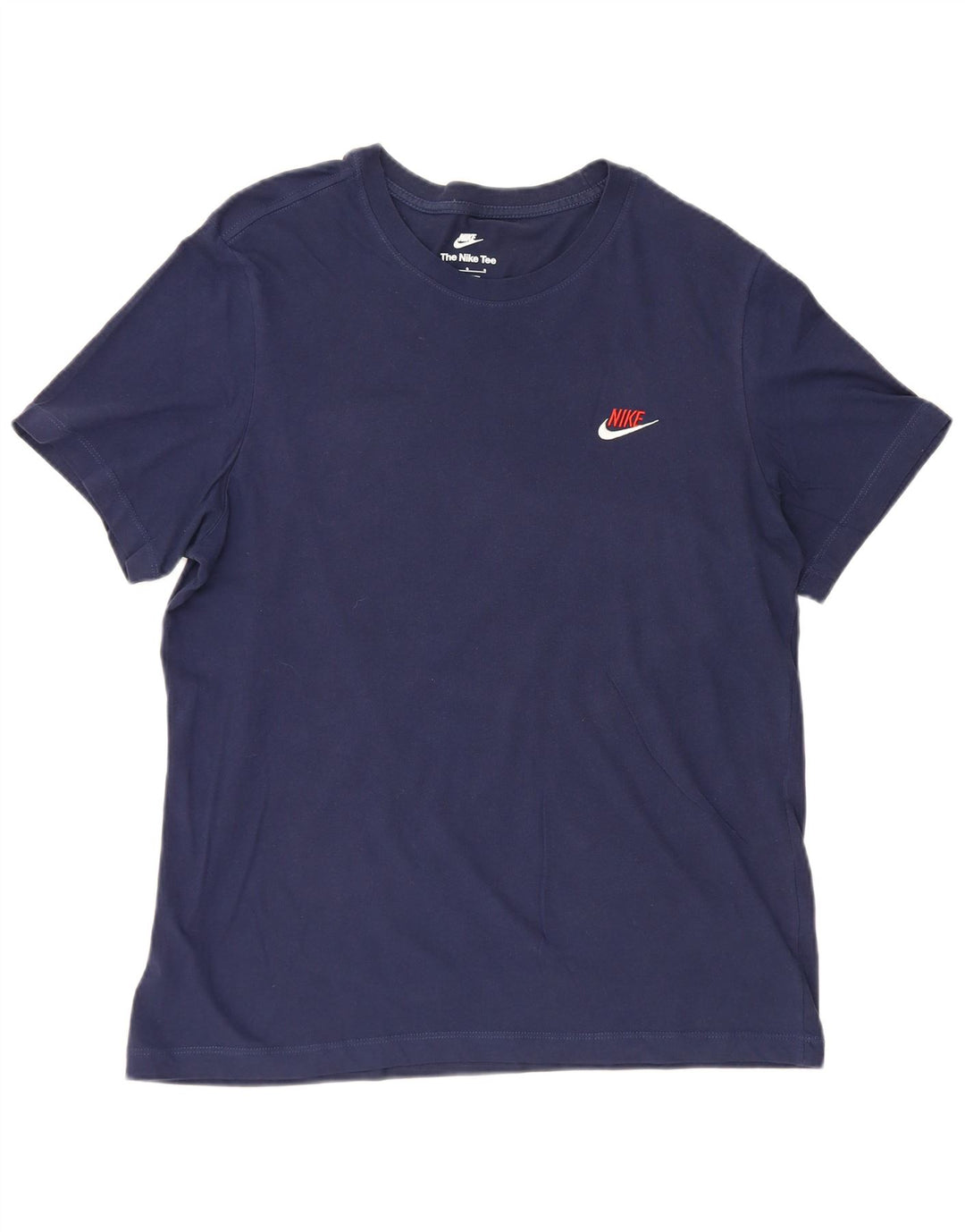 T-shirt męski Nike, duży, granatowy, bawełniany