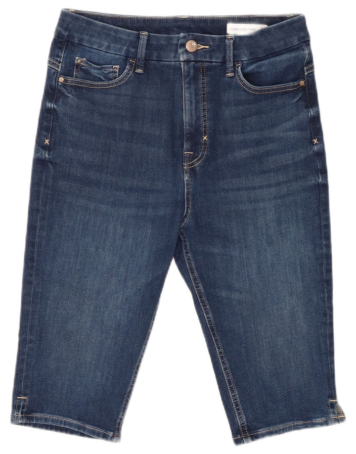 Damskie spodenki jeansowe Marks & Spencer UK 12 Medium W32, niebieskie, bawełniane
