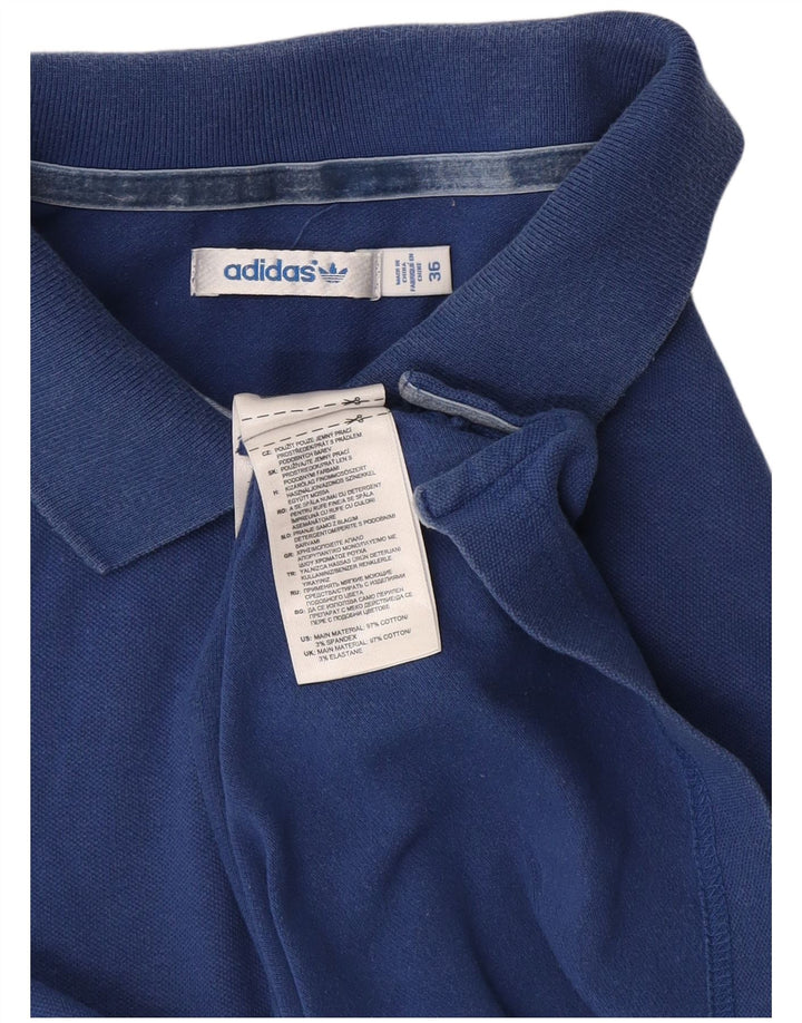Damska koszulka polo Adidas EU 36, mała, granatowa, bawełniana