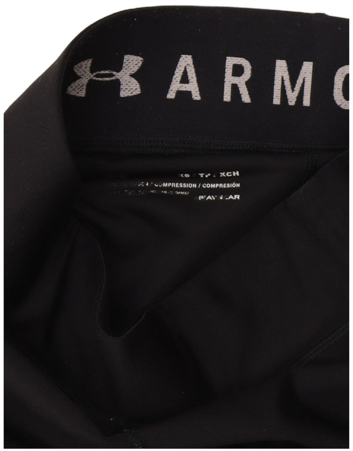 Damskie legginsy z grafiką UNDER ARMOUR UK 6 XS w kolorze czarnym