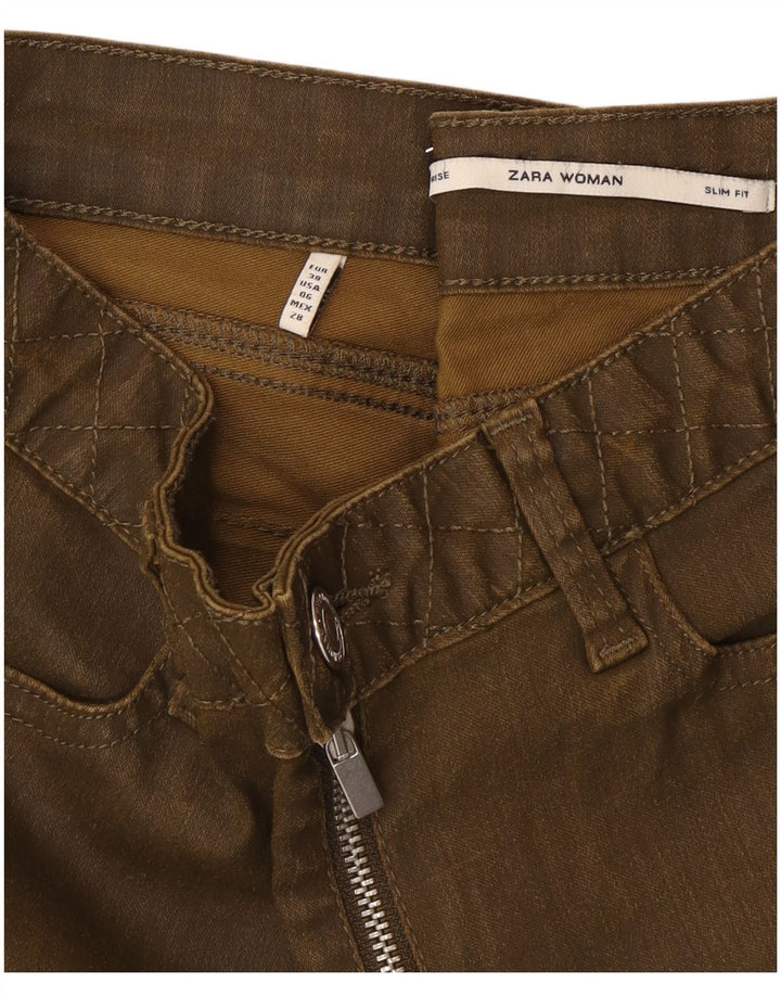 Dżinsy damskie Zara EU 38 Small W28 L28 Zielone
