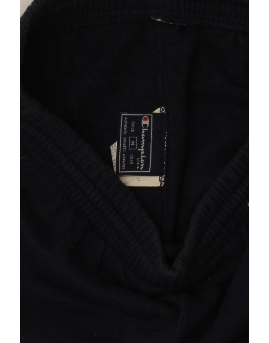 CHAMPION Mens Tracksuit Trousers Medium  Navy Blue Cotton Vintage Champion and Second-Hand Champion from Messina Hembry 