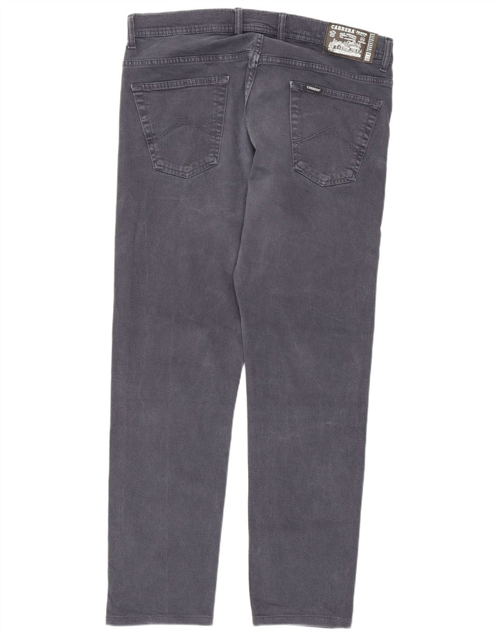 Carrera Męskie 717 Slim Jeans W36 L30 Szara bawełna