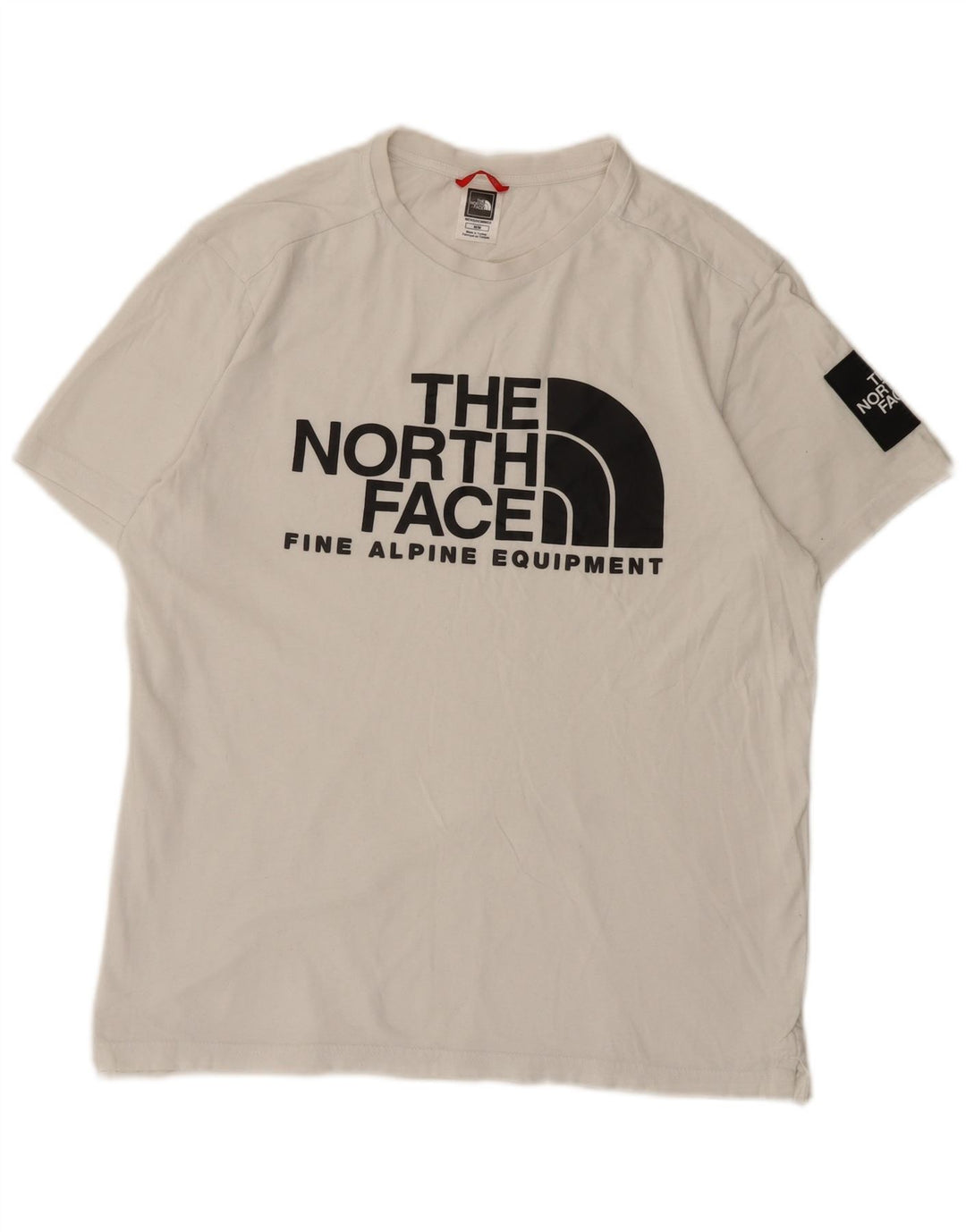 Męski T-shirt z grafiką The North Face, średni biały