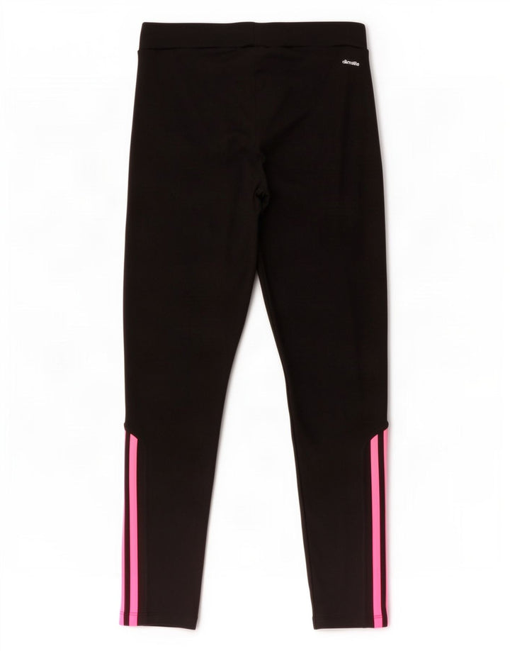 Damskie legginsy Adidas Climalite UK 12/14 Średni czarny poliester