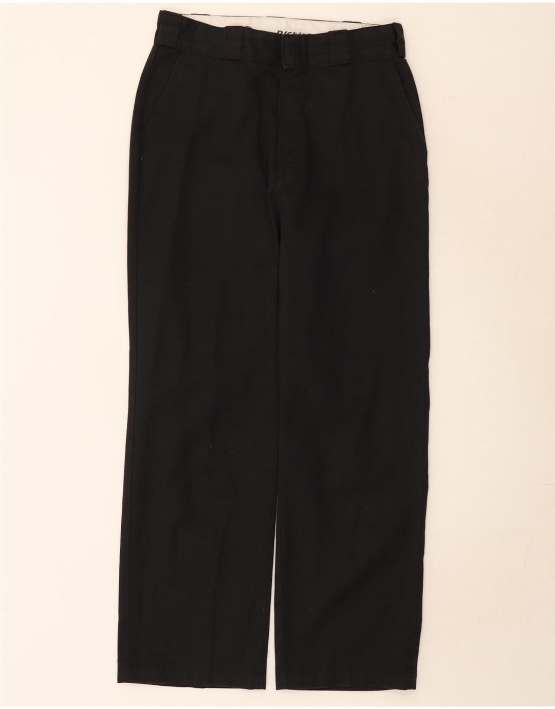 Męskie proste spodnie chino Dickies W28 L27 Czarny poliester